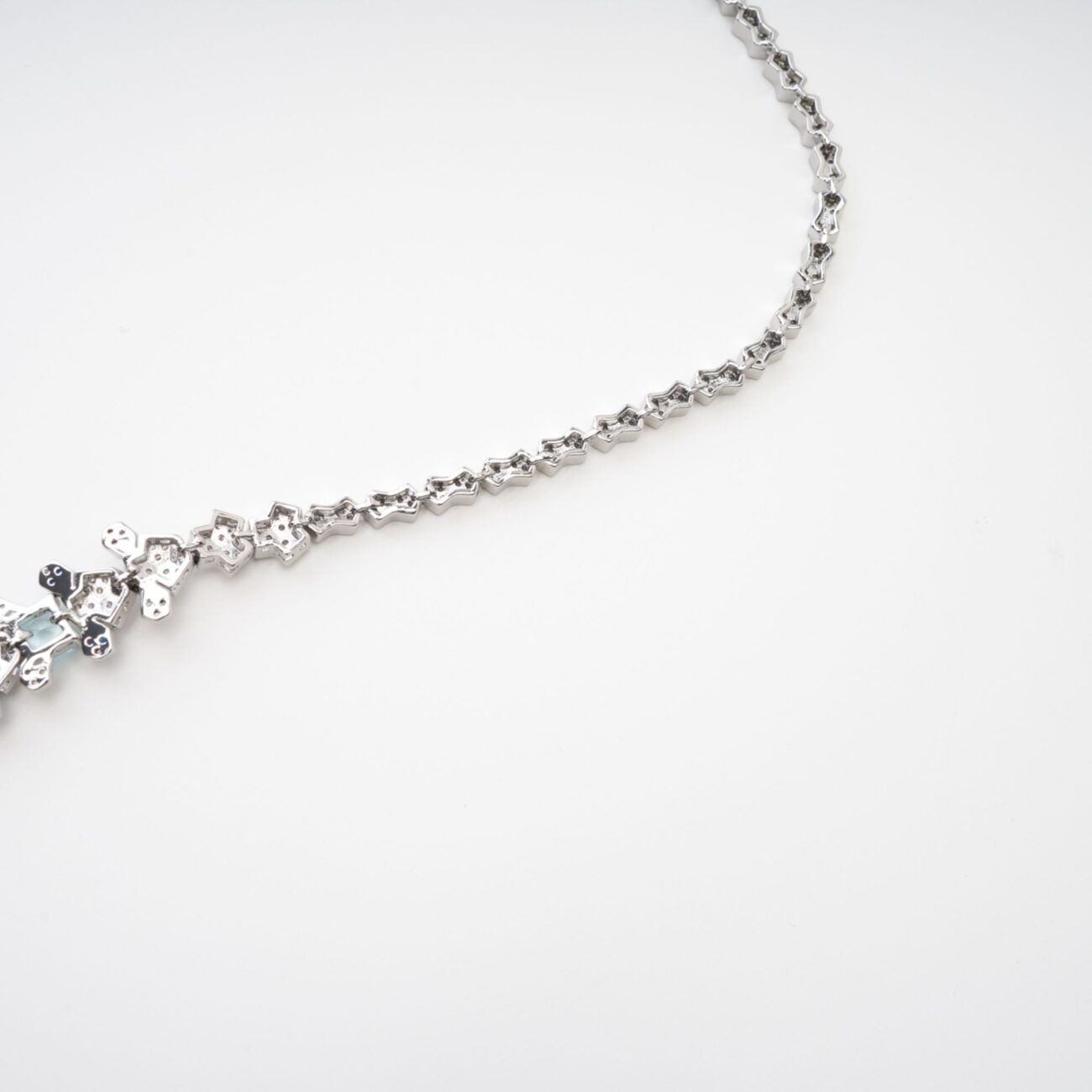 Drop Pendant Crystal Necklace