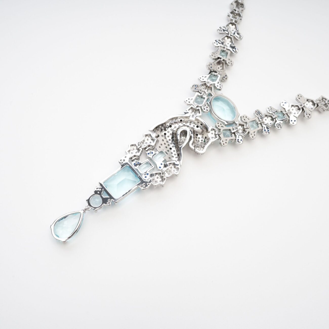 Drop Pendant Crystal Necklace